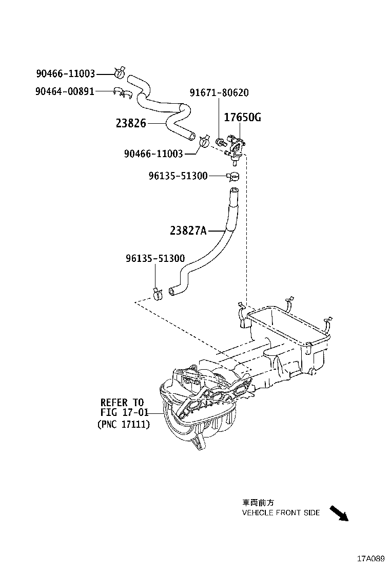 25860-21170 VALVE ASSY, VACUUM SWITCHING, NO.1 product image