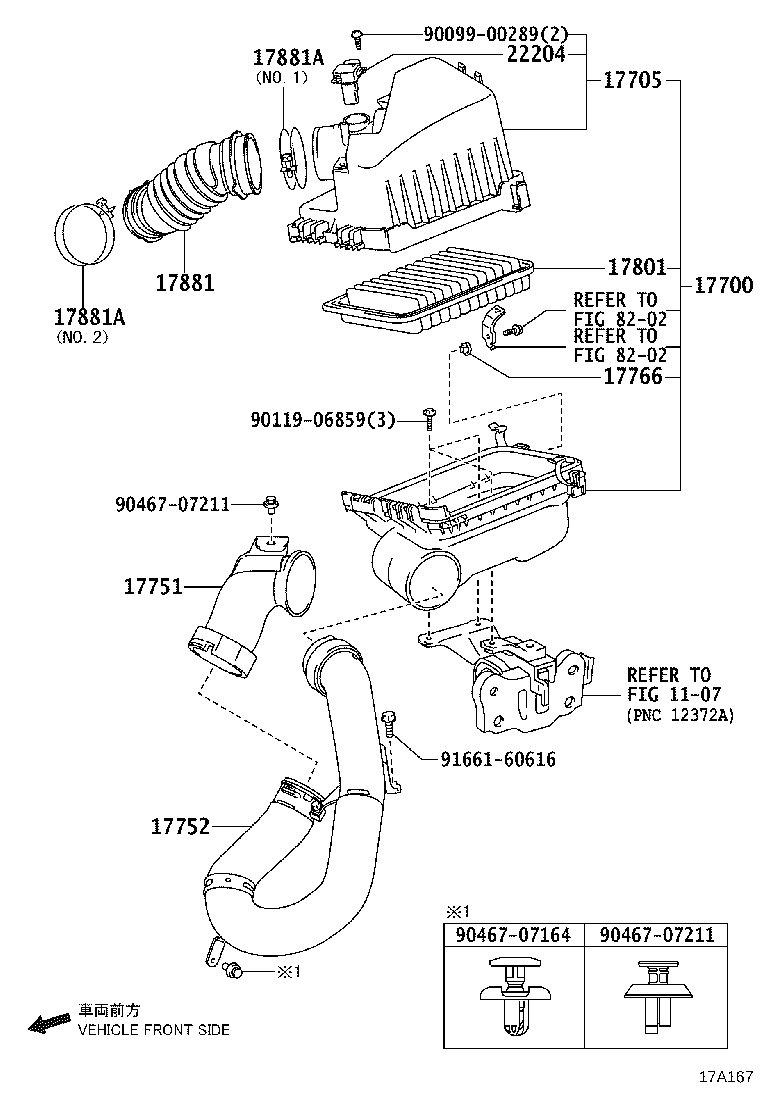 17705-22191 CAP SUB-ASSY, AIR CLEANER product image