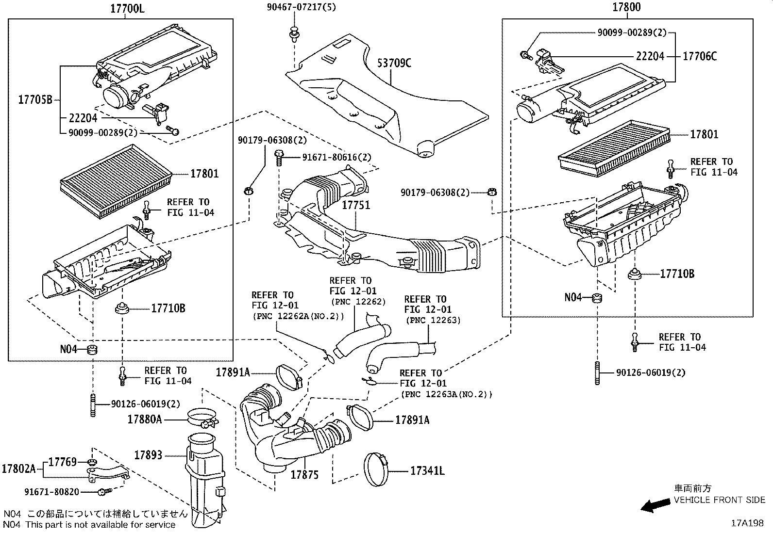 17751-38100 INLET, AIR CLEANER, NO.1 product image