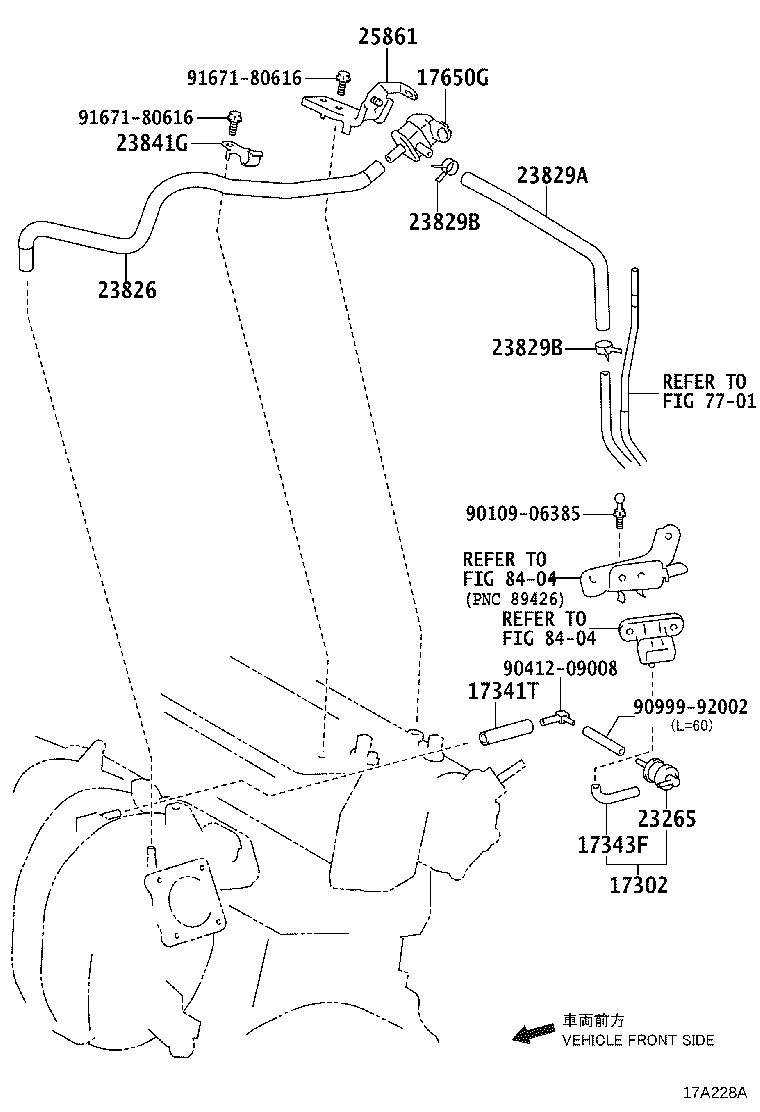 77281-33040 CLAMP, FUEL HOSE product image