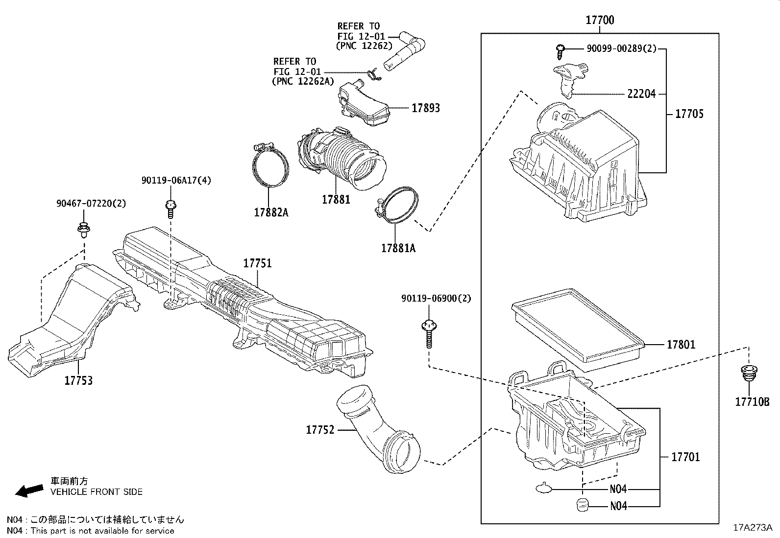 17705-47140 CAP SUB-ASSY, AIR CLEANER product image