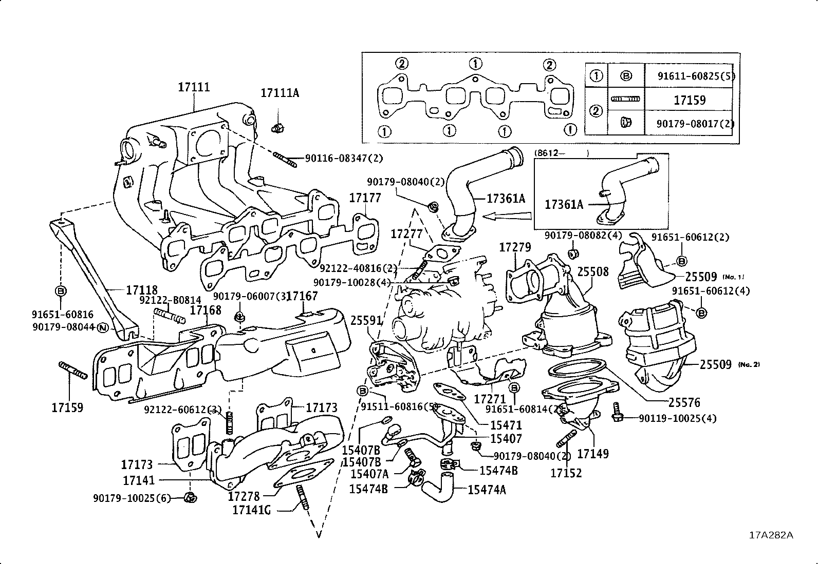 17101-11091 MANIFOLD, INTAKE product image