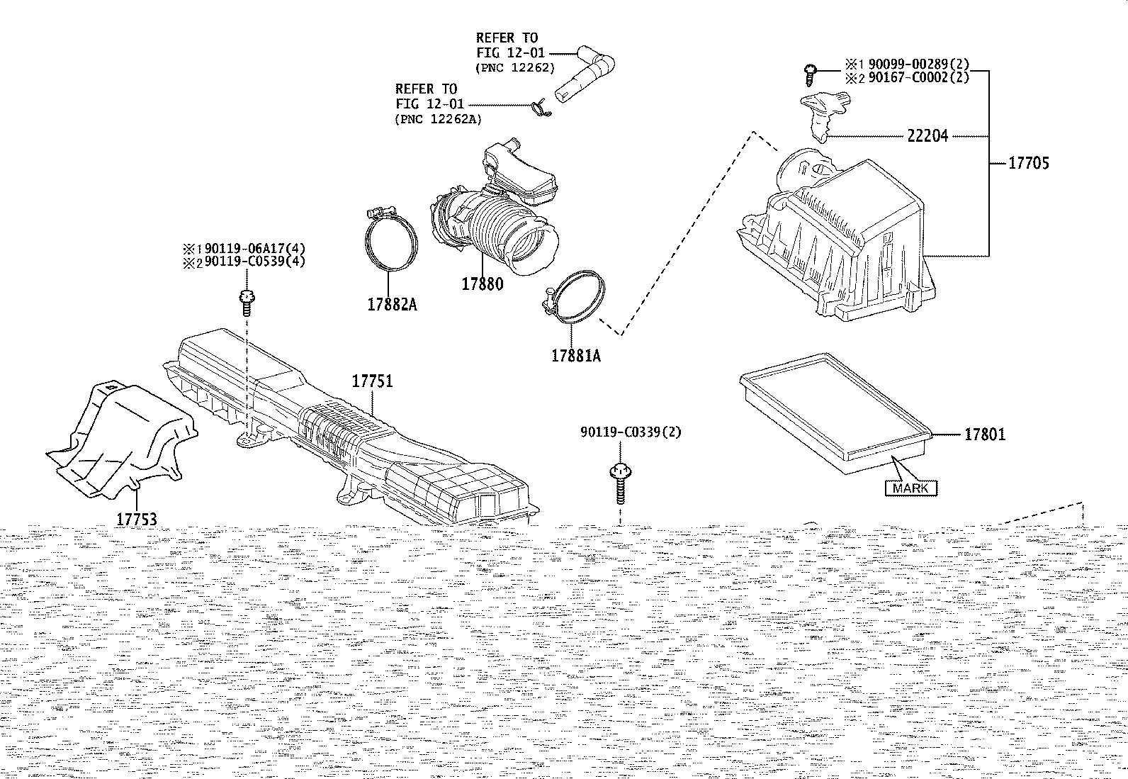 17705-F2030 CAP SUB-ASSY, AIR CLEANER product image