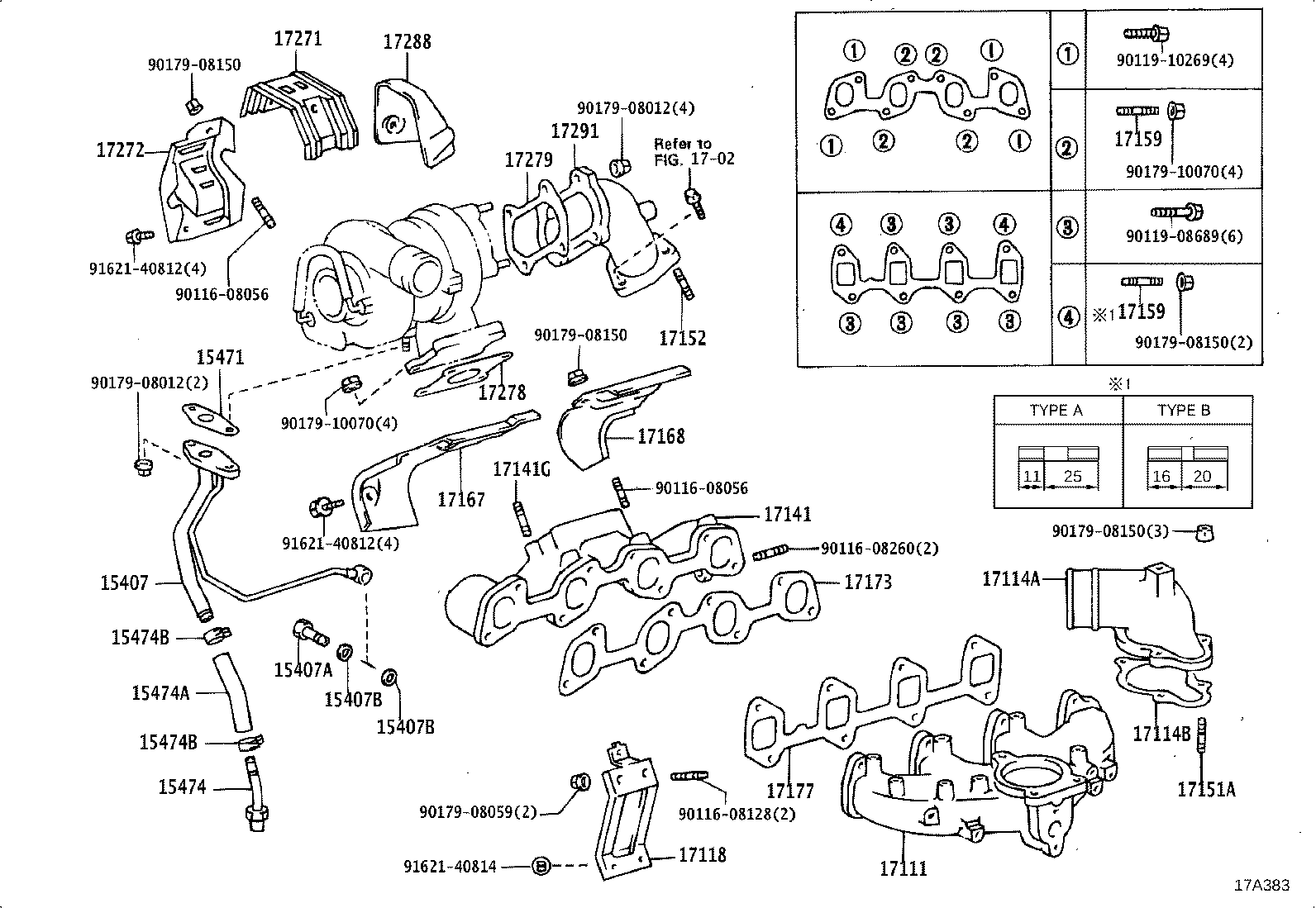 90116-08219 BOLT, STUD(FOR MANIFOLD TO CARBURETOR) product image