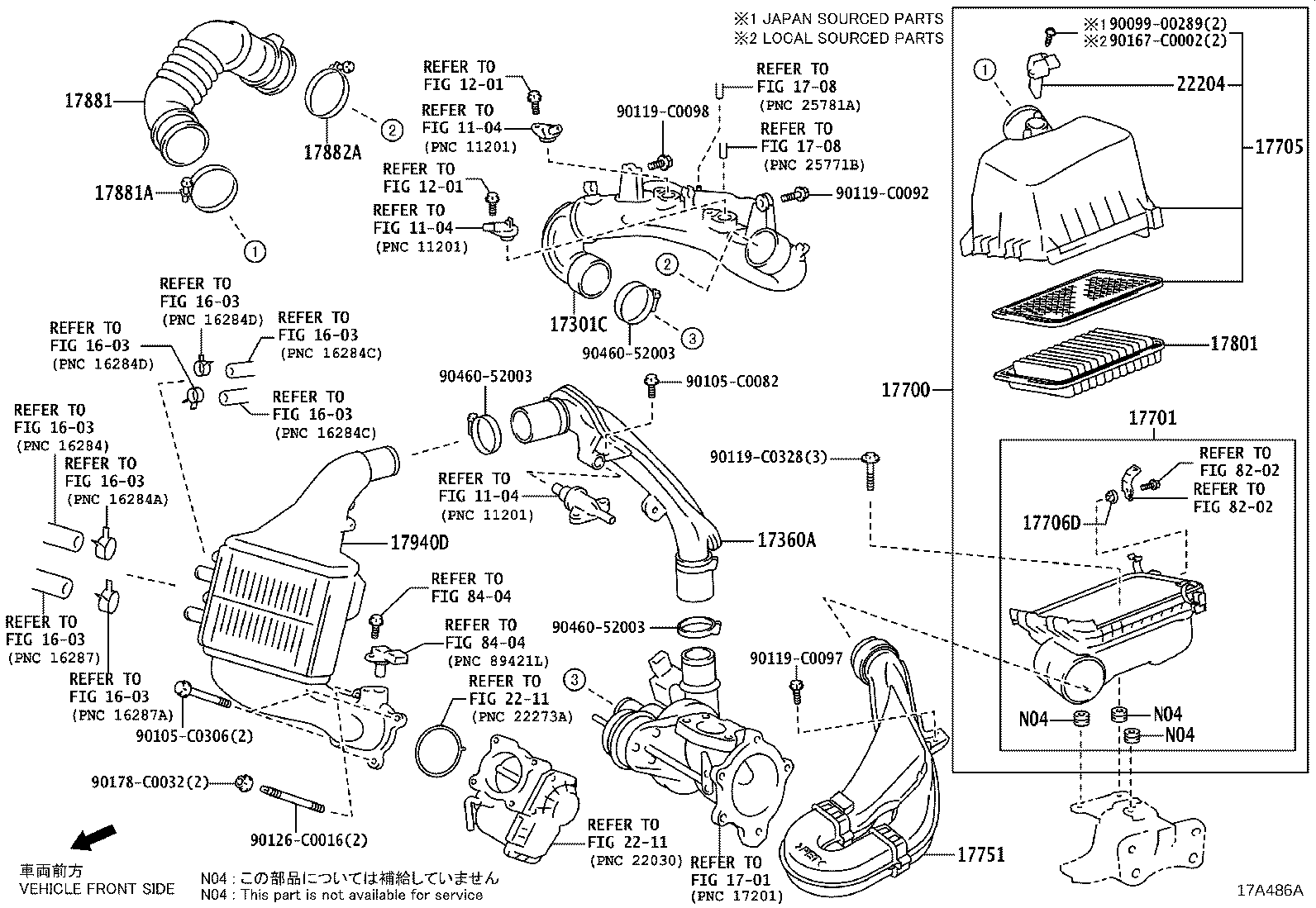 17705-0T210 CAP SUB-ASSY, AIR CLEANER product image