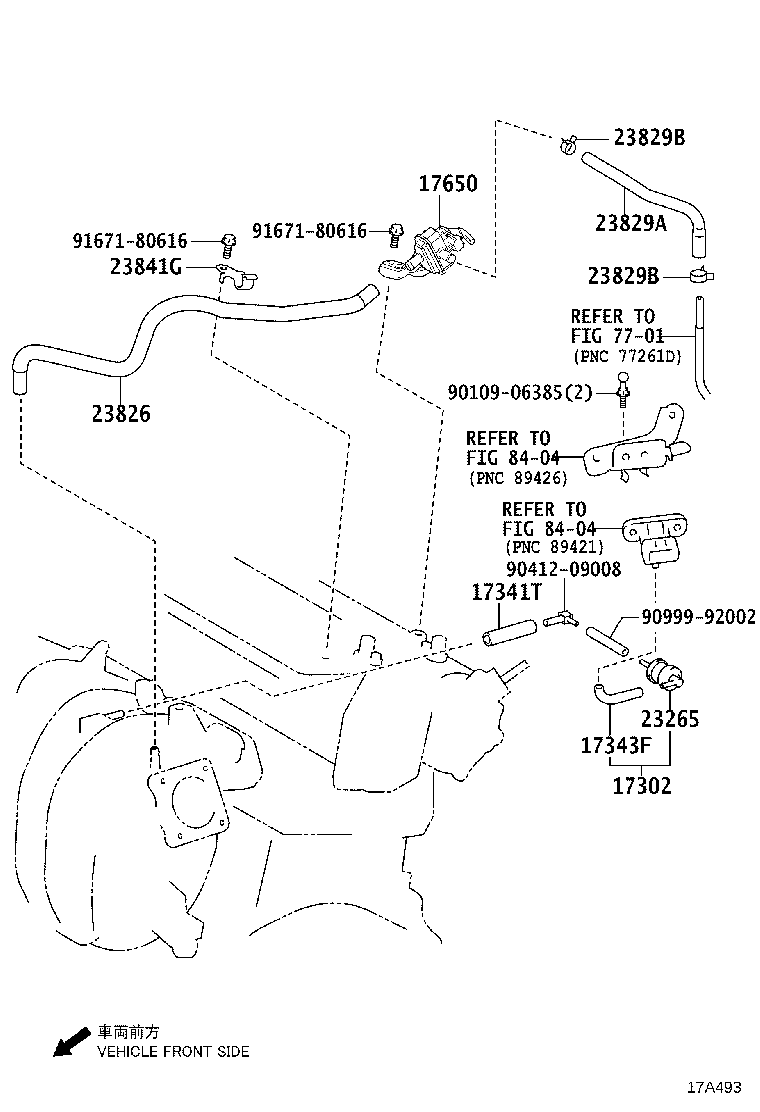 23826-37290 HOSE, FUEL VAPOR FEED product image