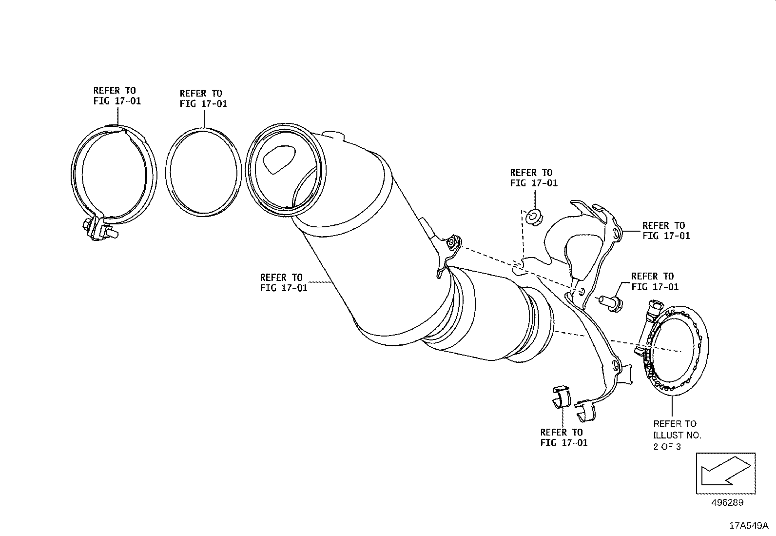 17565-WAA03 SUPPORT,EXHAUST PIPE, NO.4 product image