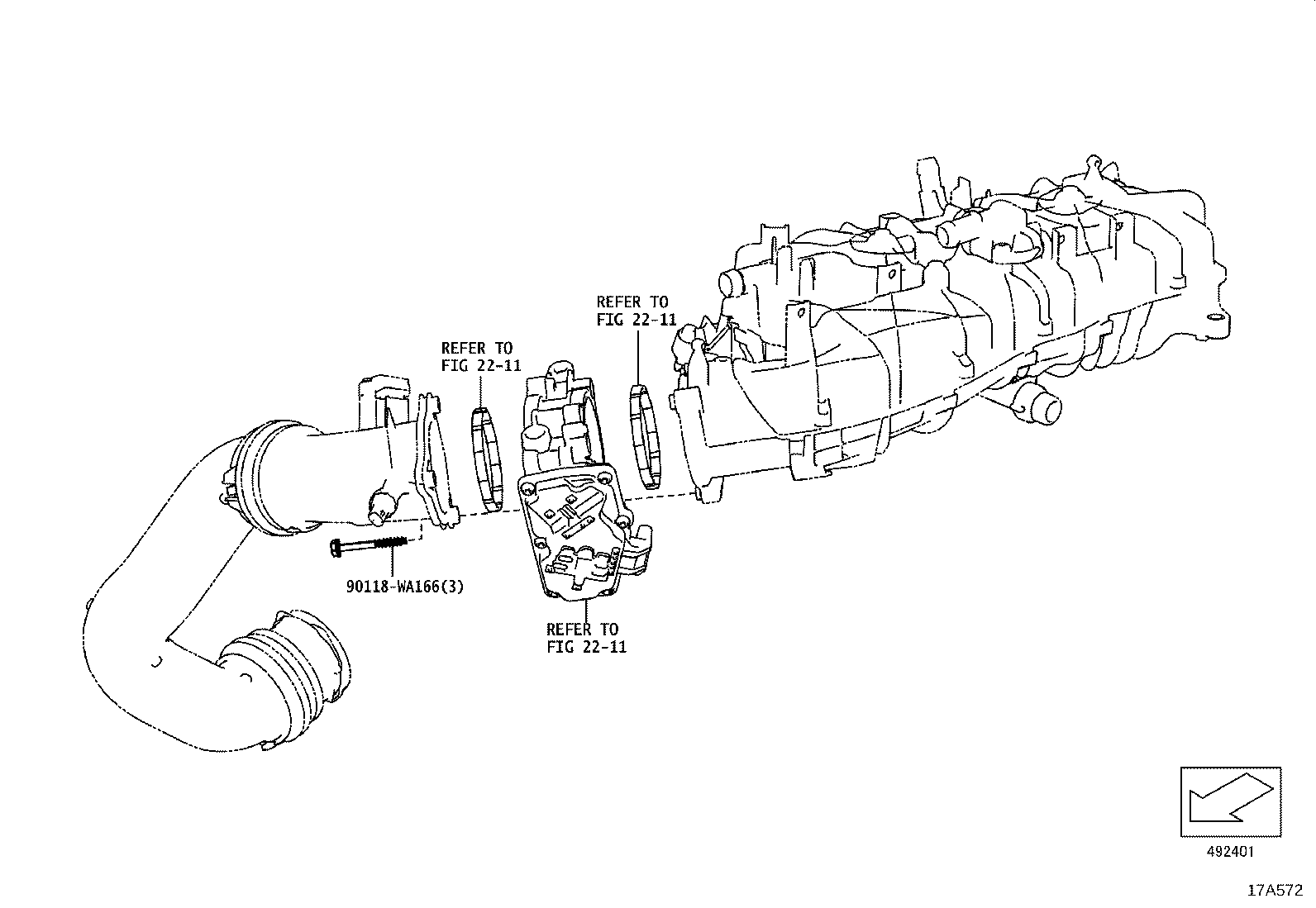 17801-WAA01 ELEMENT SUB-ASSY, AIR CLEANER FILTER product image