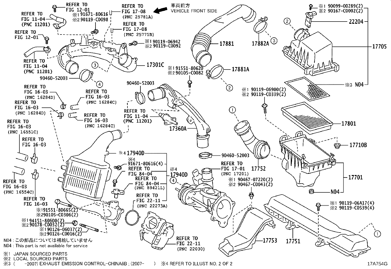 17771-0T030 BRACKET, AIR CLEANER product image