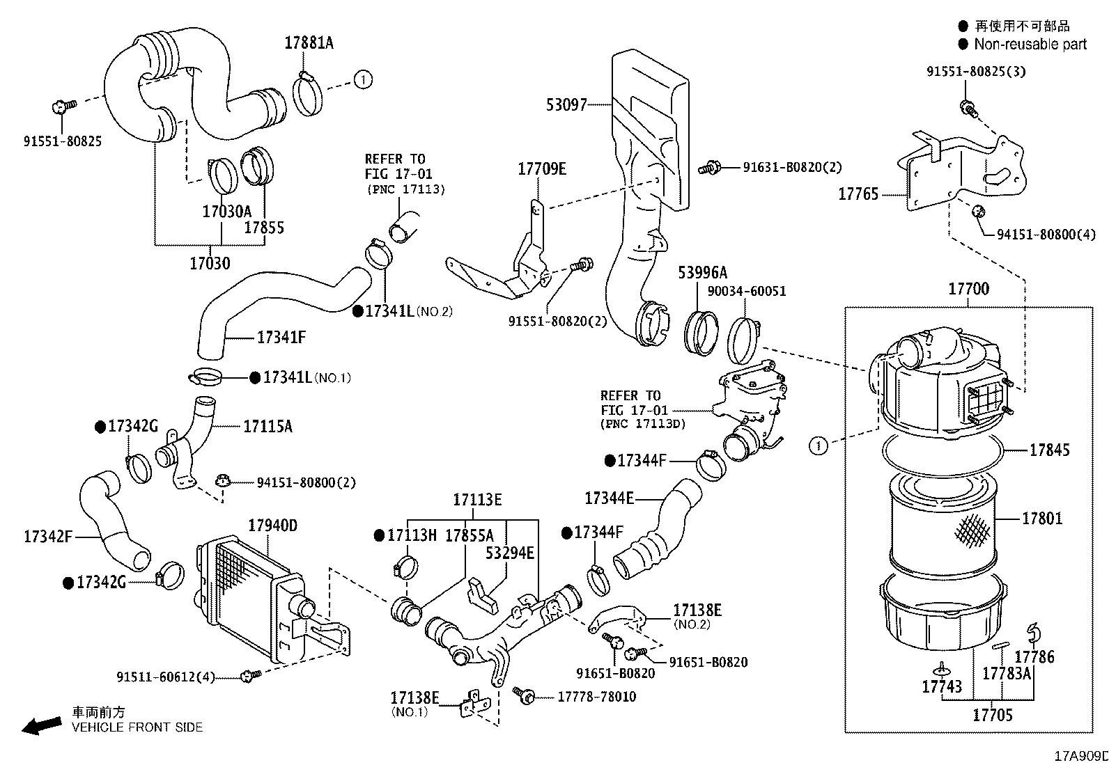 17700-78431 CLEANER ASSY, AIR product image