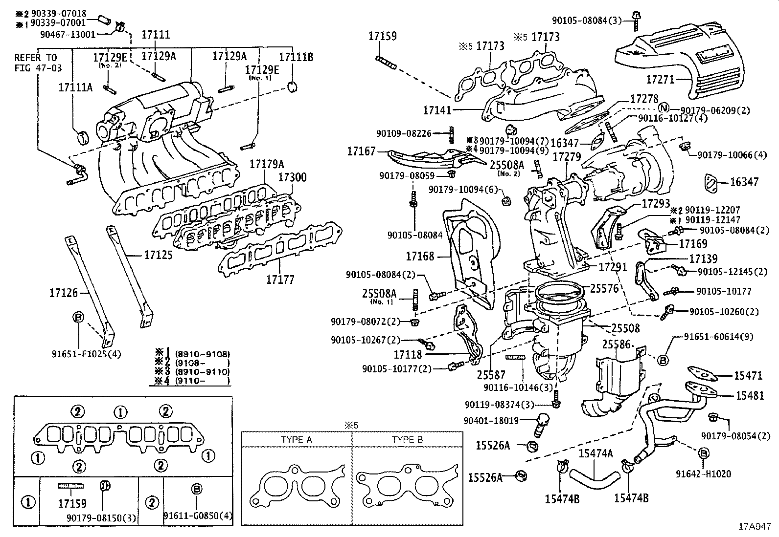 17139-74140 STAY, MANIFOLD, NO.2 product image