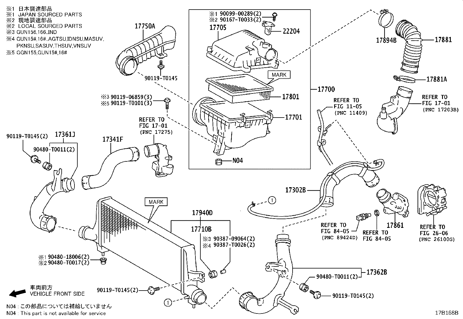 17940-0E040 INTERCOOLER ASSY product image