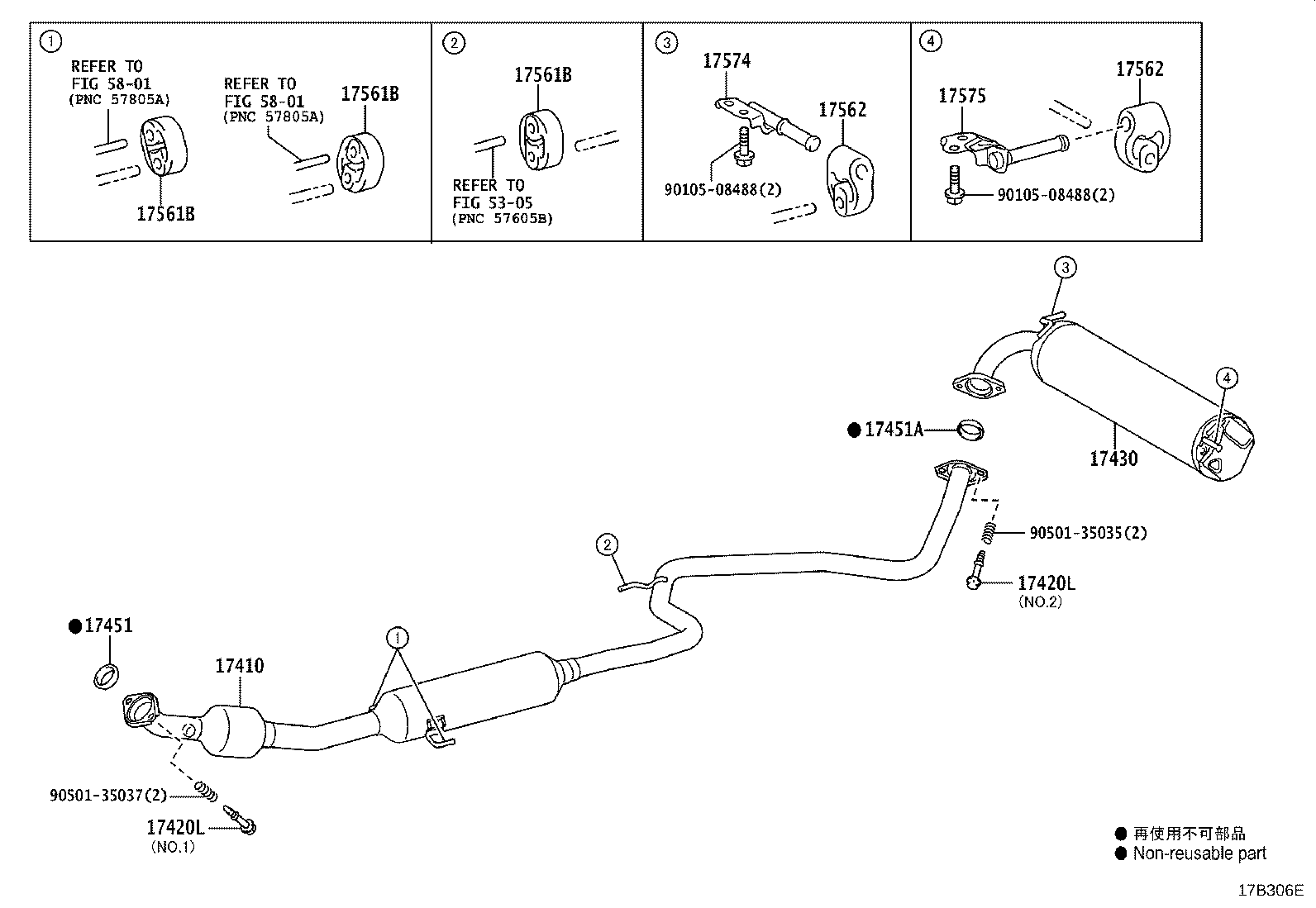 17430-15681 PIPE ASSY, EXHAUST, TAIL product image