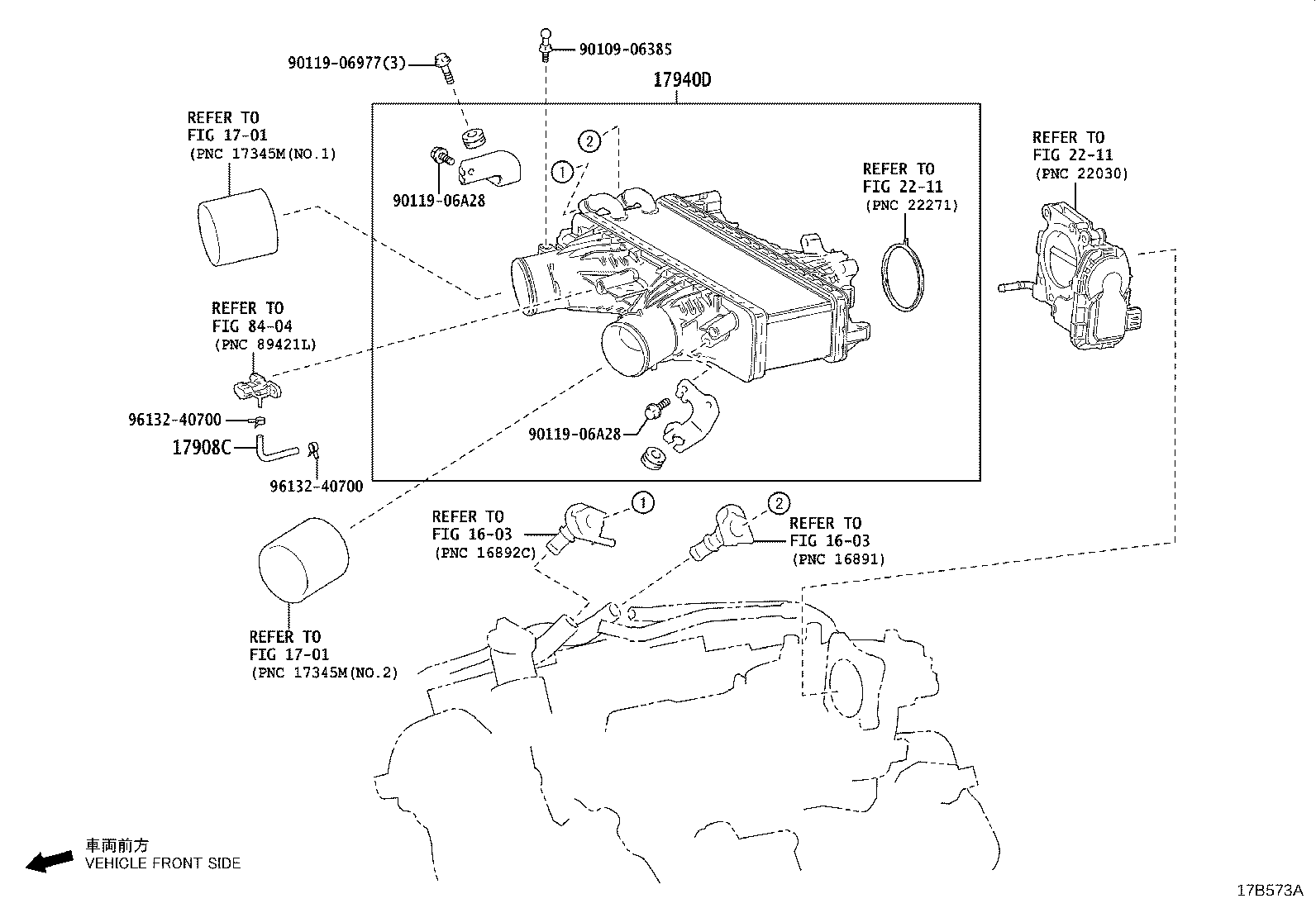 17343-52020 HOSE, AIR, NO.3 product image