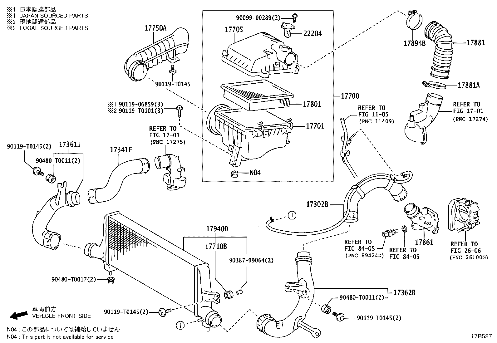 17705-0C180 CAP SUB-ASSY, AIR CLEANER product image