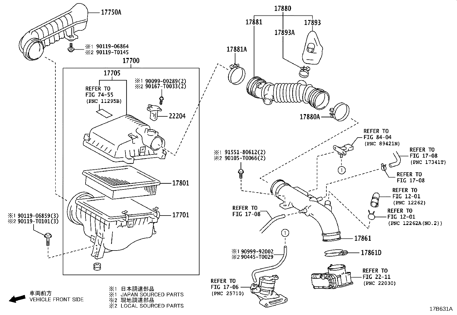 17705-0L310 CAP SUB-ASSY, AIR CLEANER product image