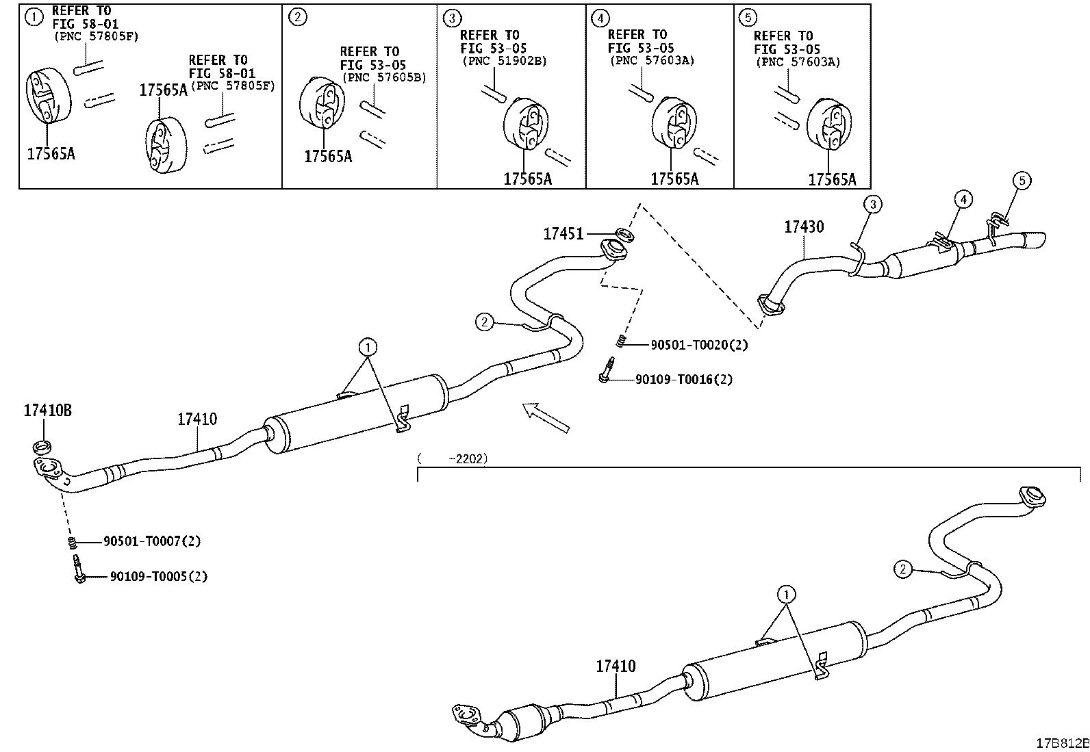 17430-0Y270 PIPE ASSY, EXHAUST, TAIL product image