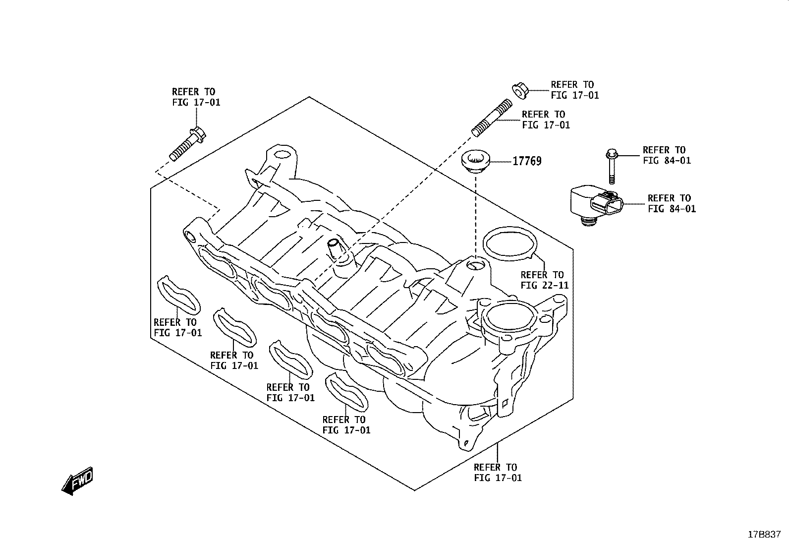 17753-WC002 INLET, AIR CLEANER, NO.1 product image