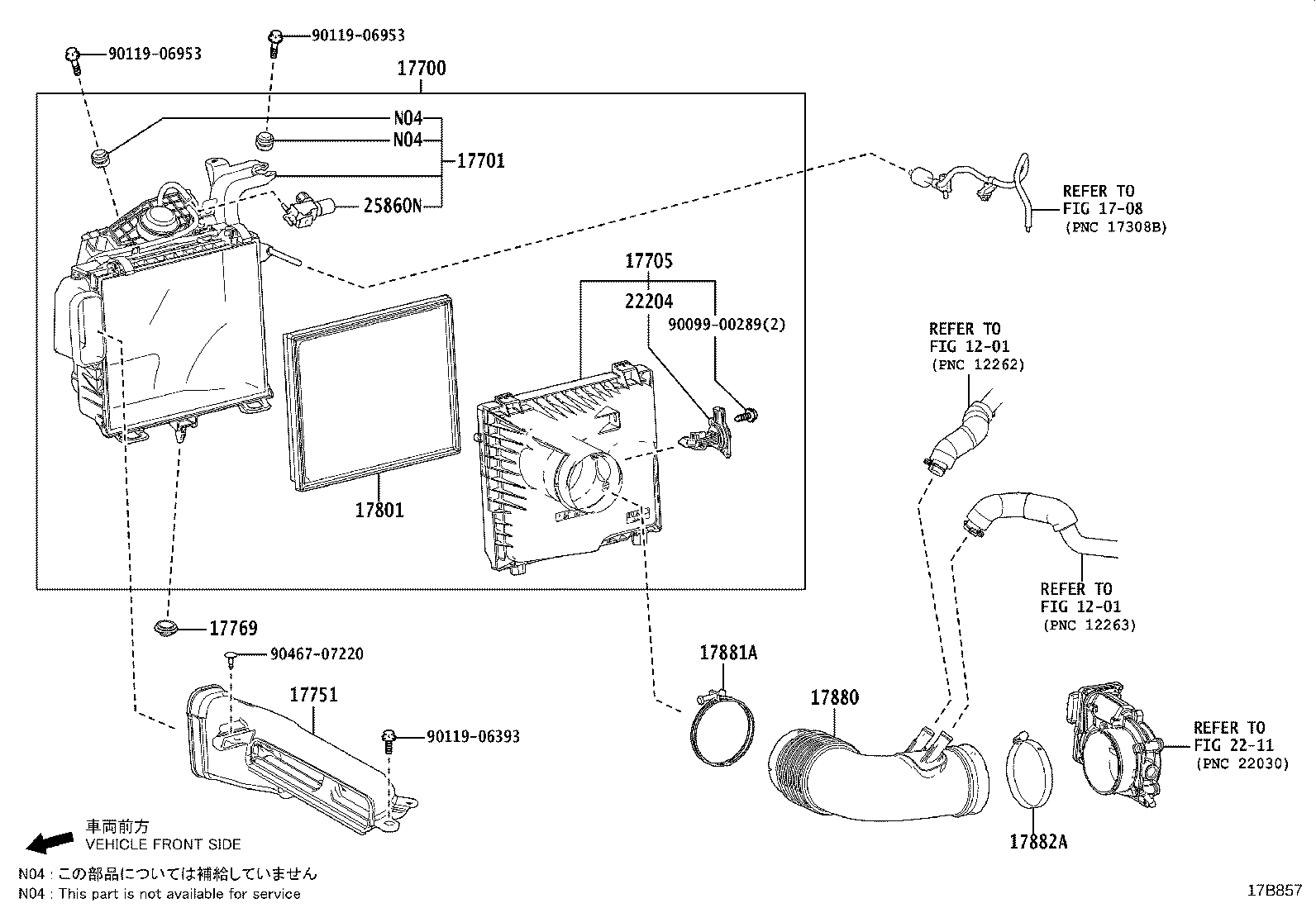 17705-31350 CAP SUB-ASSY, AIR CLEANER product image