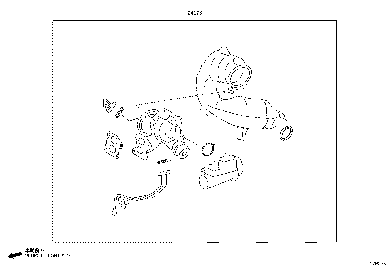 17141-24330 MANIFOLD, EXHAUST product image