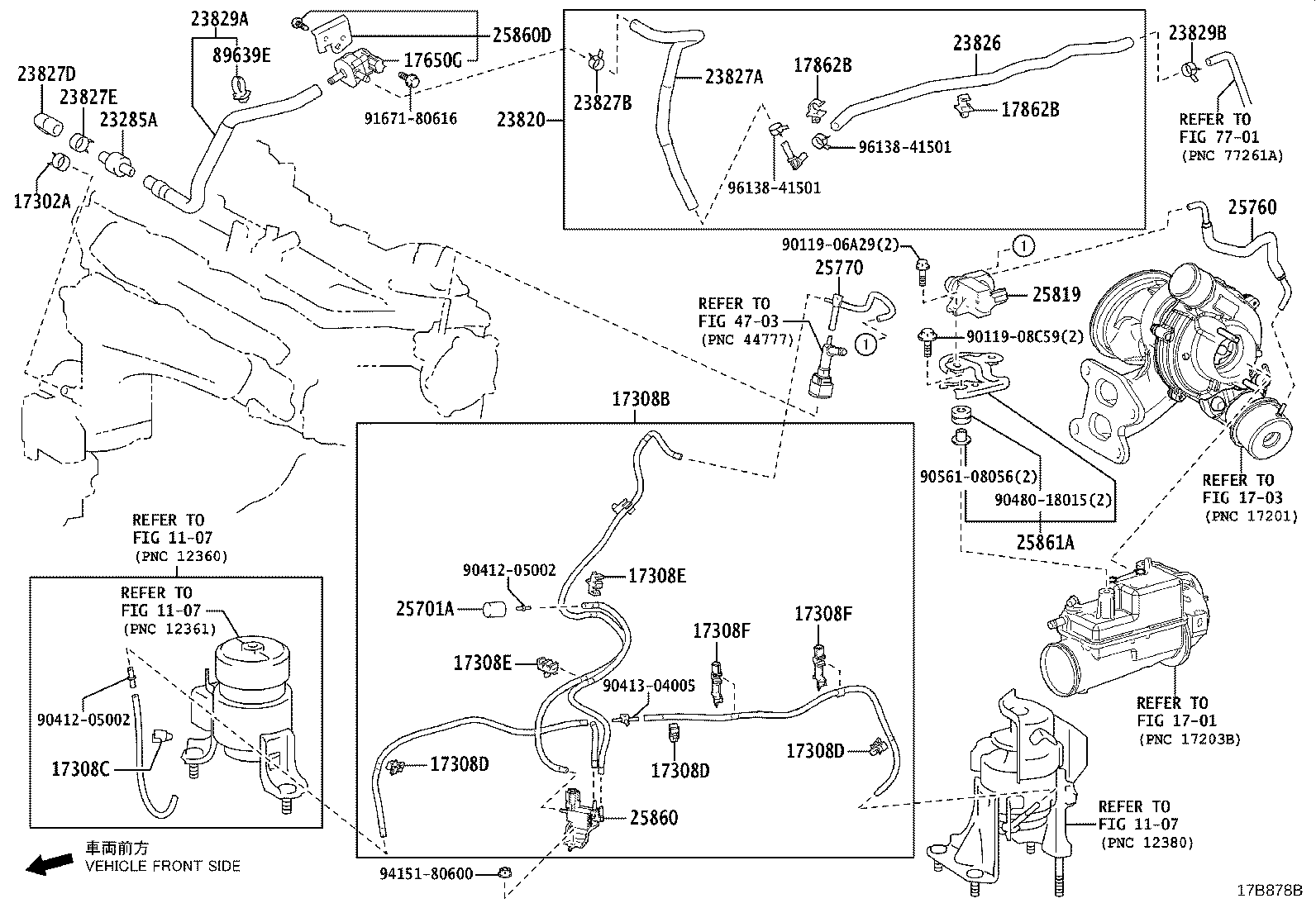 23826-25440 HOSE, FUEL VAPOR FEED product image