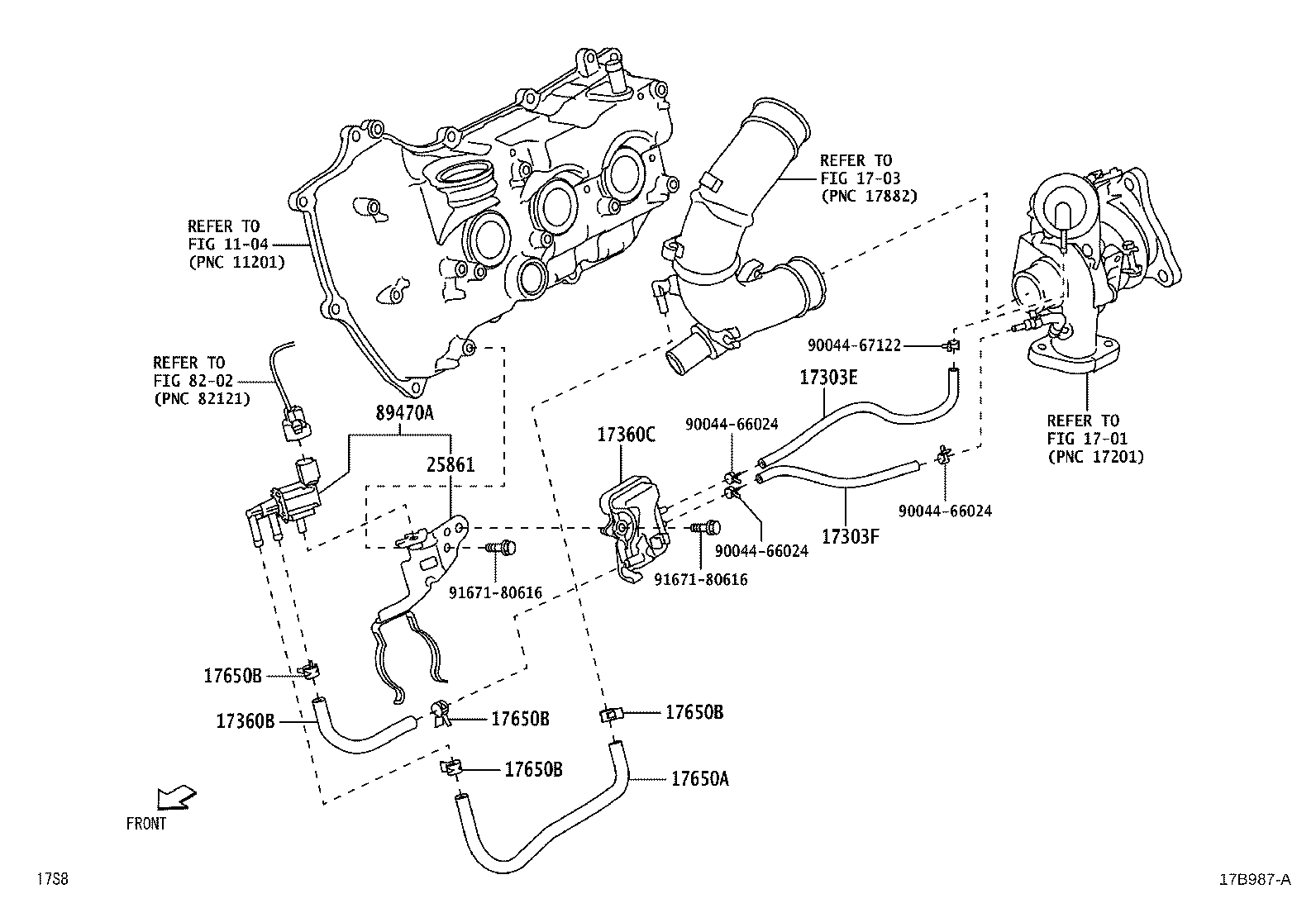 17360-B5010 PIPE ASSY, AIR product image