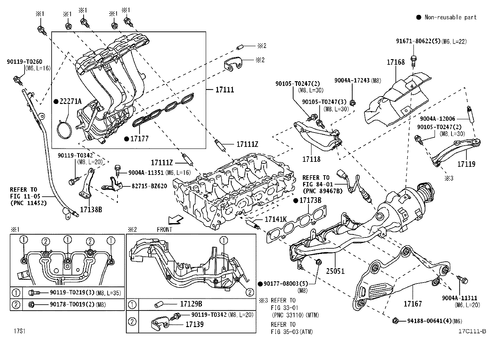 17120-BZ110 MANIFOLD, INTAKE product image