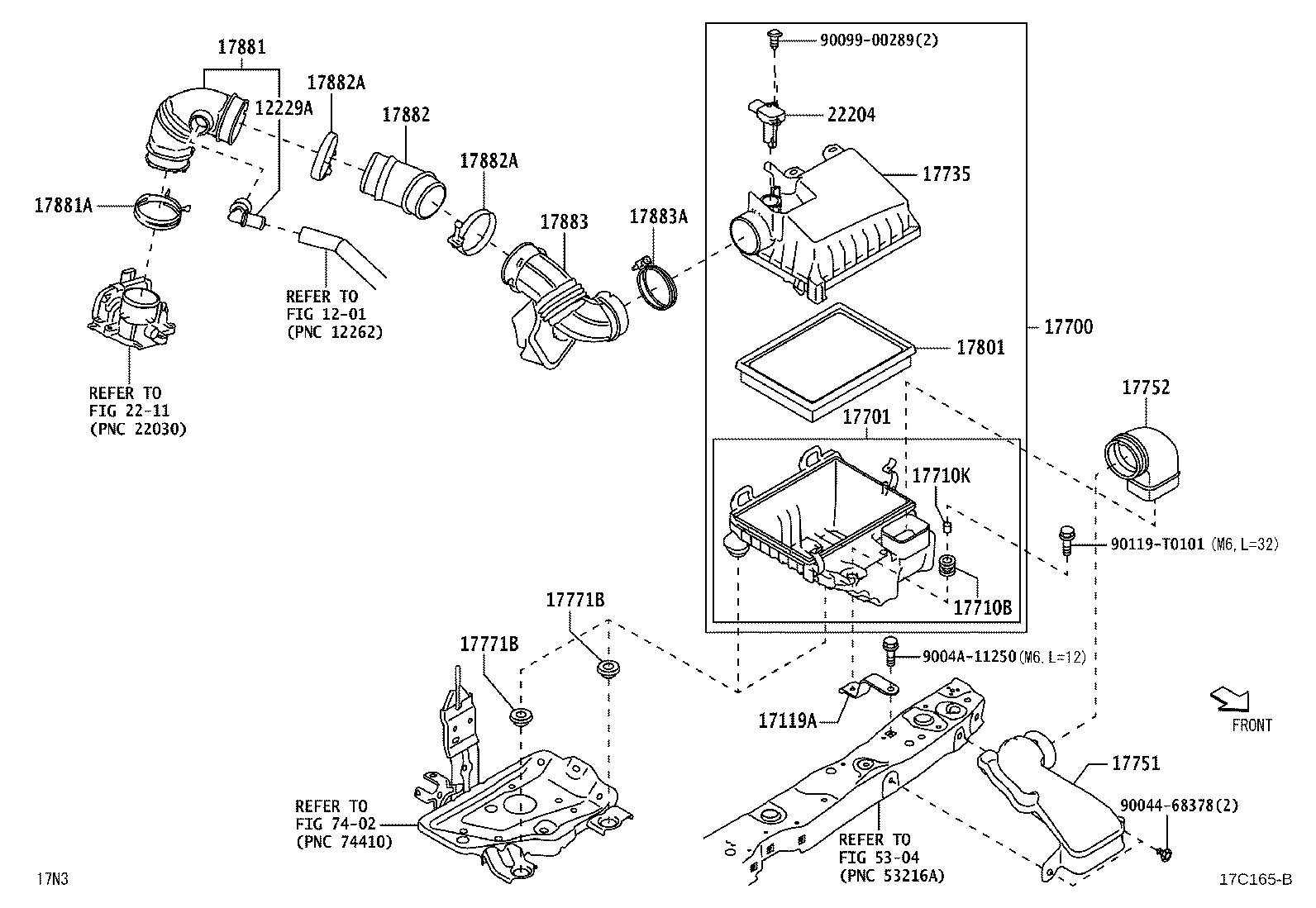 17735-BZ080 CAP, AIR CLEANER product image
