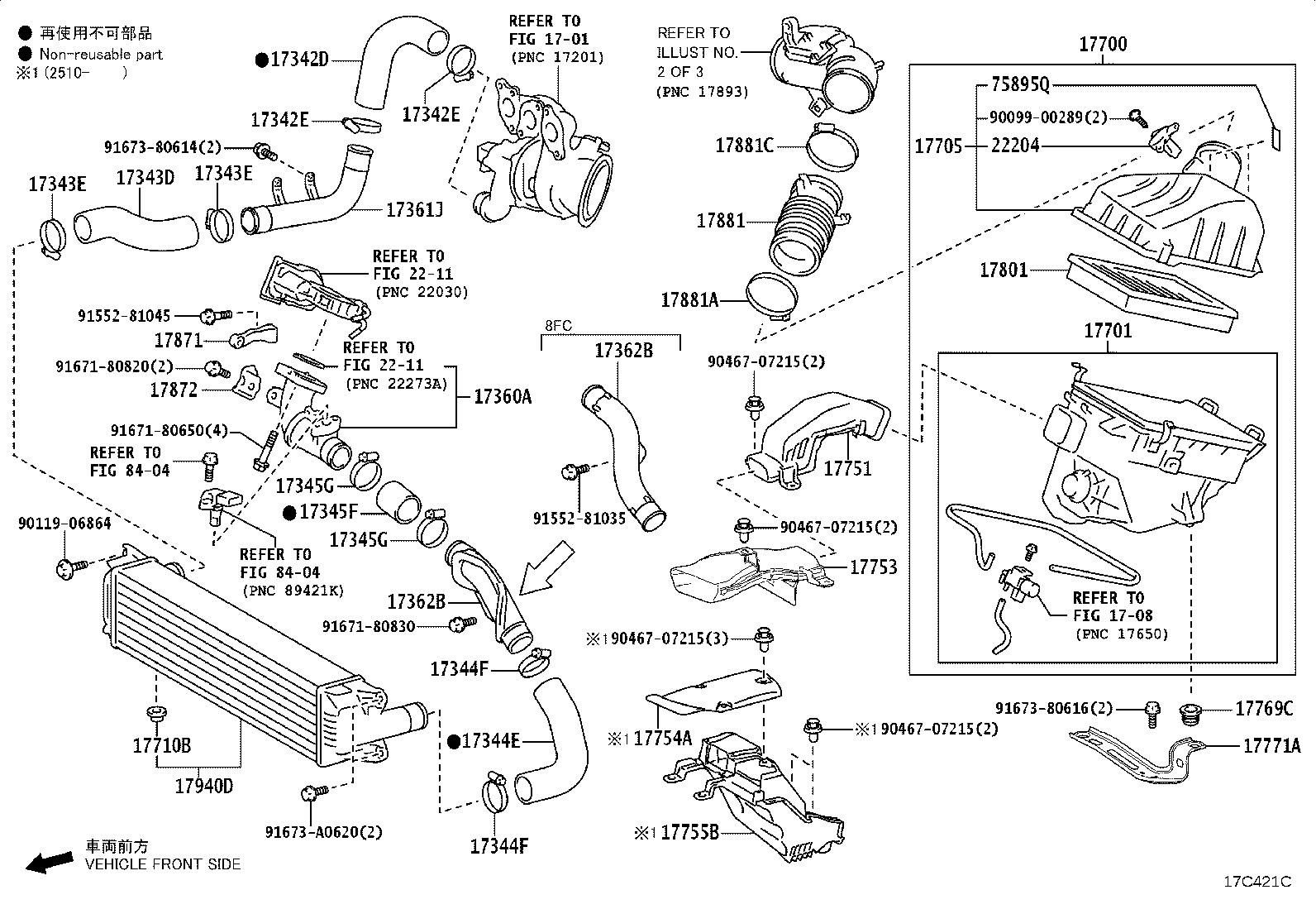17700-18060 CLEANER ASSY, AIR product image
