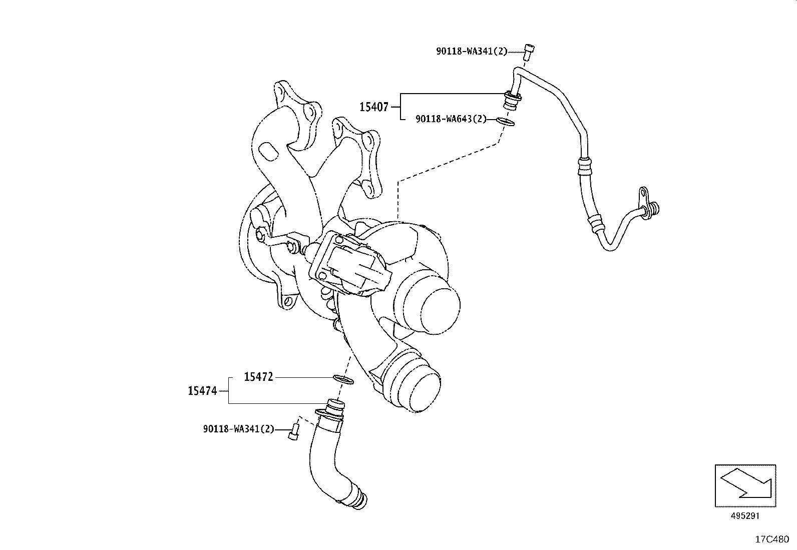 17167-WAA06 INSULATOR, EXHAUST MANIFOLD HEAT, NO.1 product image