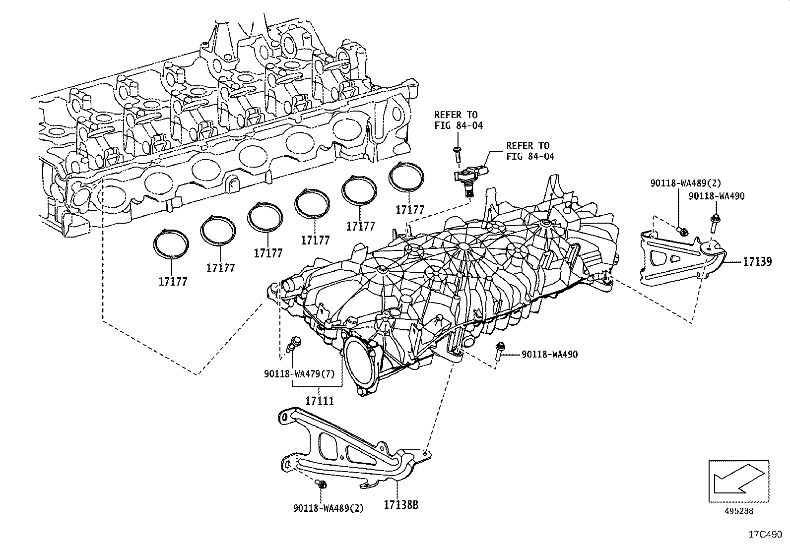 17167-WAA06 INSULATOR, EXHAUST MANIFOLD HEAT, NO.1 product image
