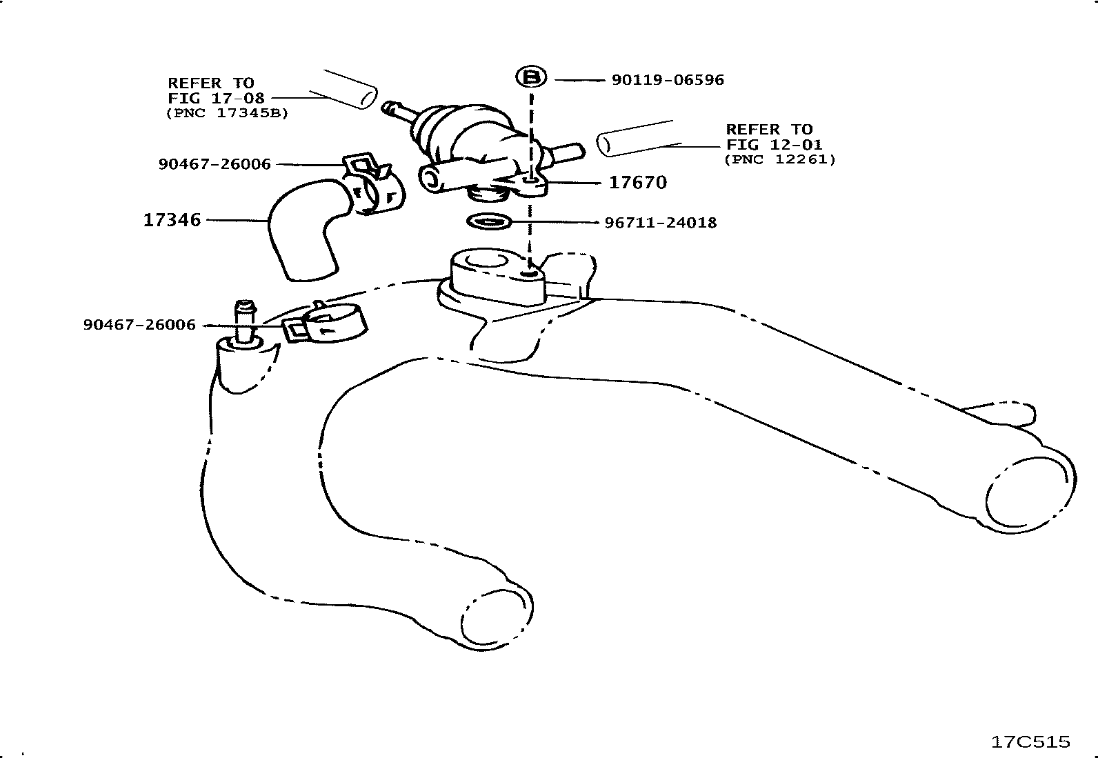 17306-11080 MANIFOLD, AIR INJECTION product image