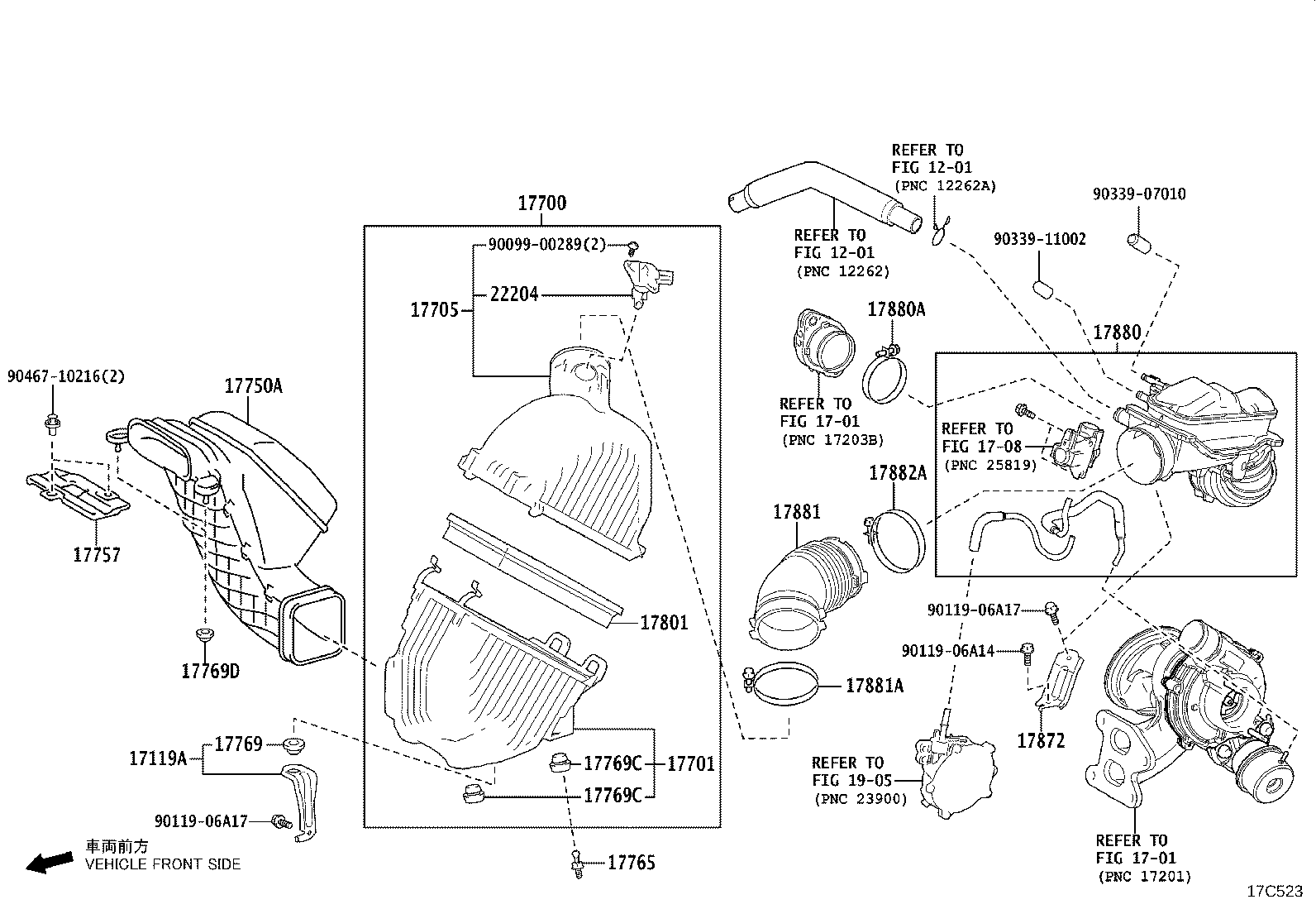 17360-25040 TUBE ASSY, AIR product image