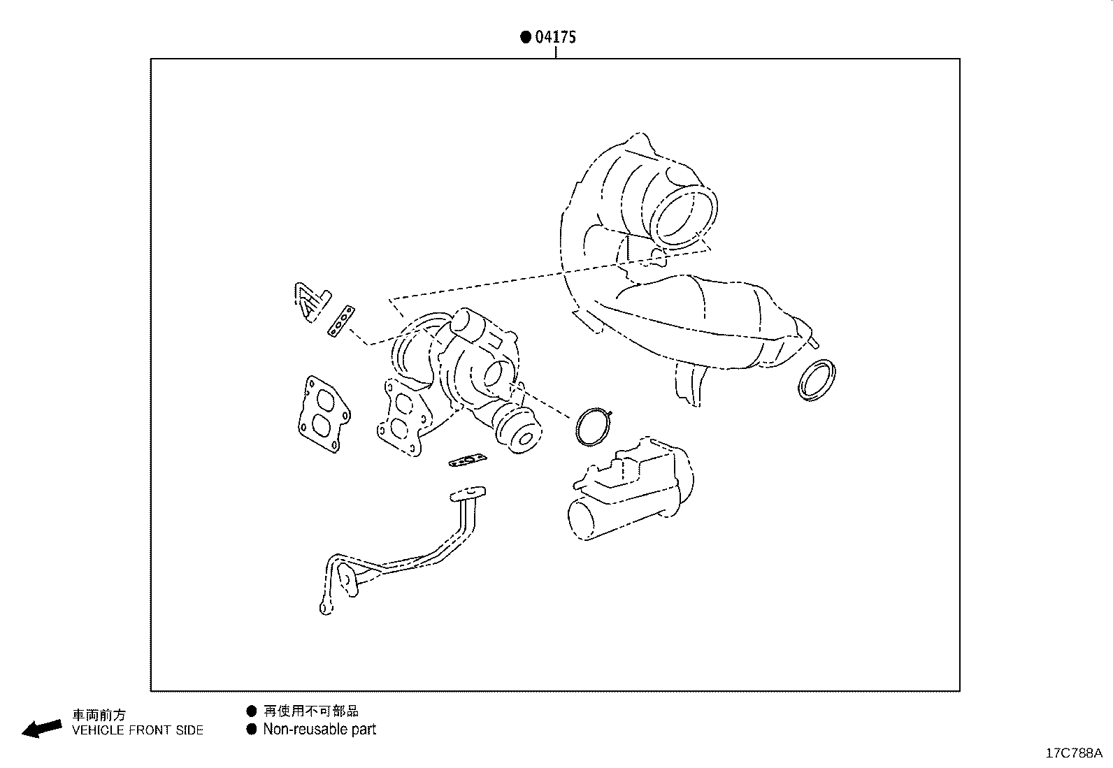 25051-36320 CONVERTER SUB-ASSY, EXHAUST MANIFOLD product image