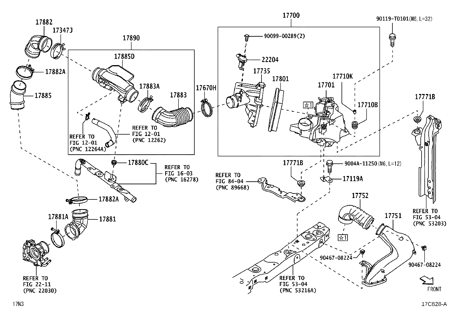 17735-BZ080 CAP, AIR CLEANER product image