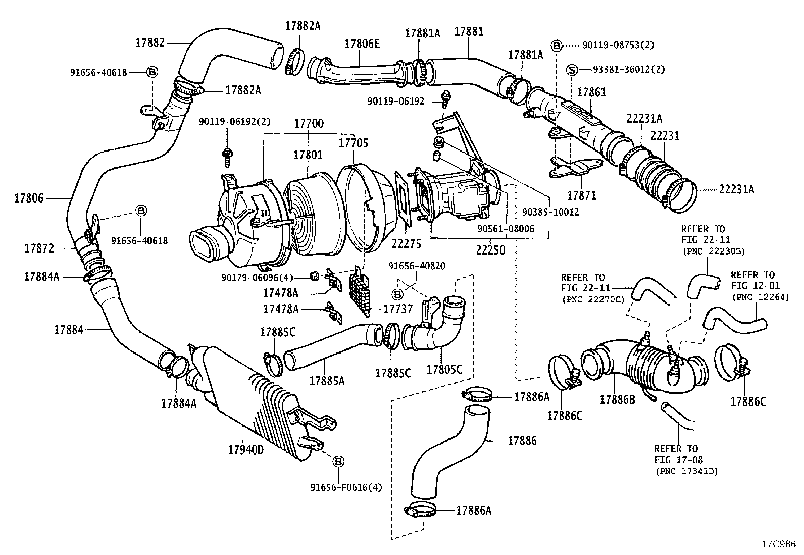 17700-46090 CLEANER ASSY, AIR product image