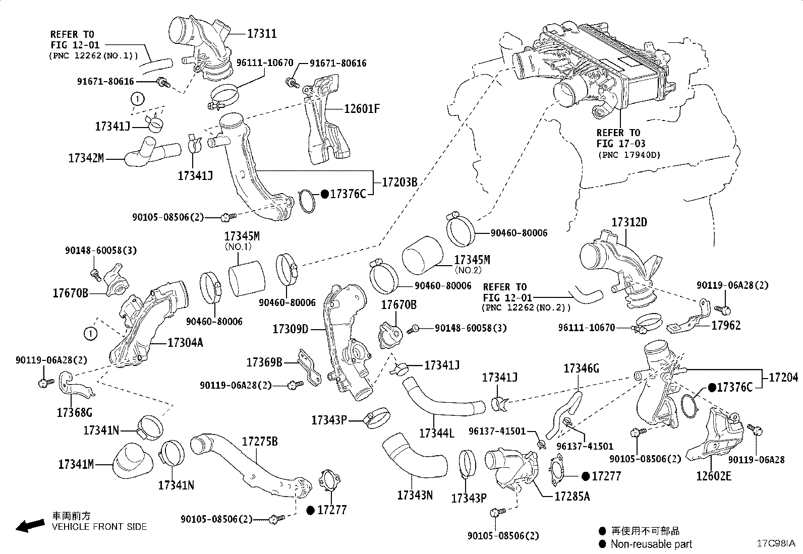 Toyota 17118-70230 STAY, MANIFOLD