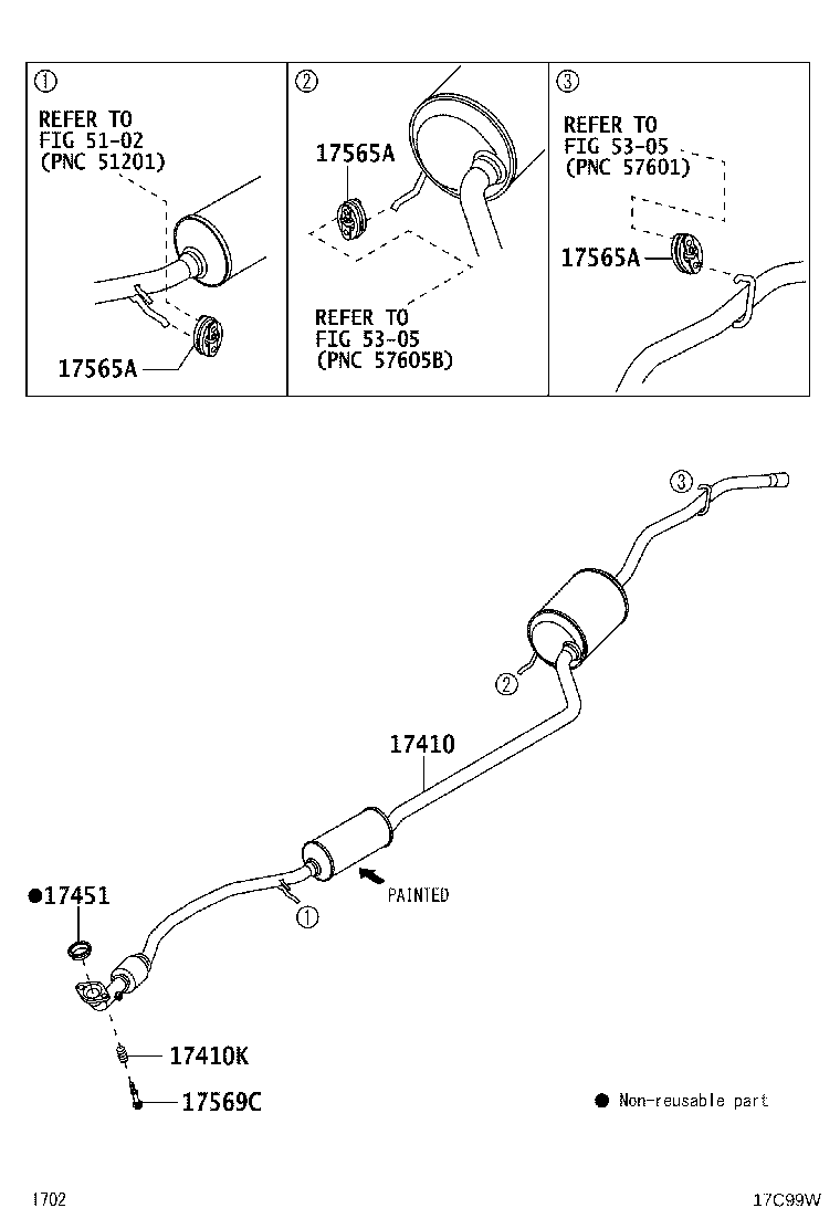 17152-BZ010 SPRING, EXHAUST PIPE product image