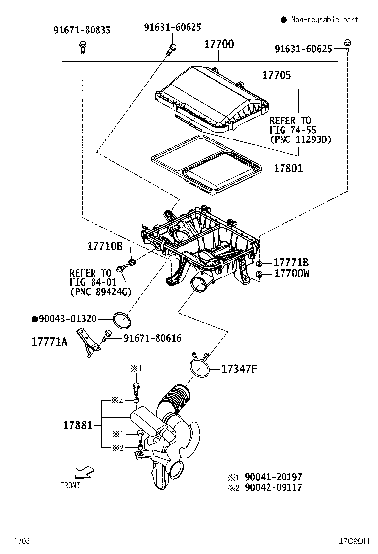 90044-66020 CLAMP OR CLIP(FOR AIR HOSE) product image