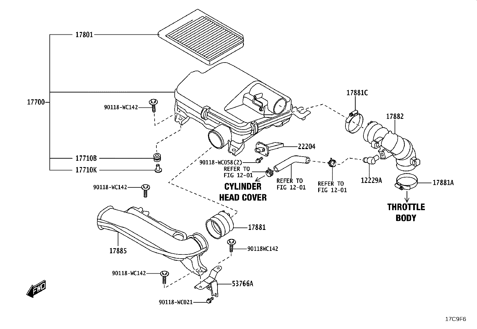 165B1-WC001 HOSE, AIR, NO.1(FOR INTERCOOLER) product image