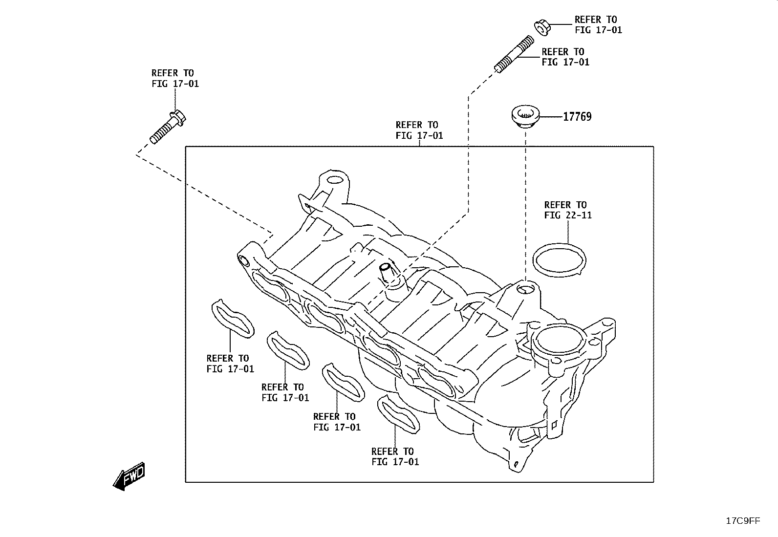 17885-WC005 PIPE, AIR CLEANER product image