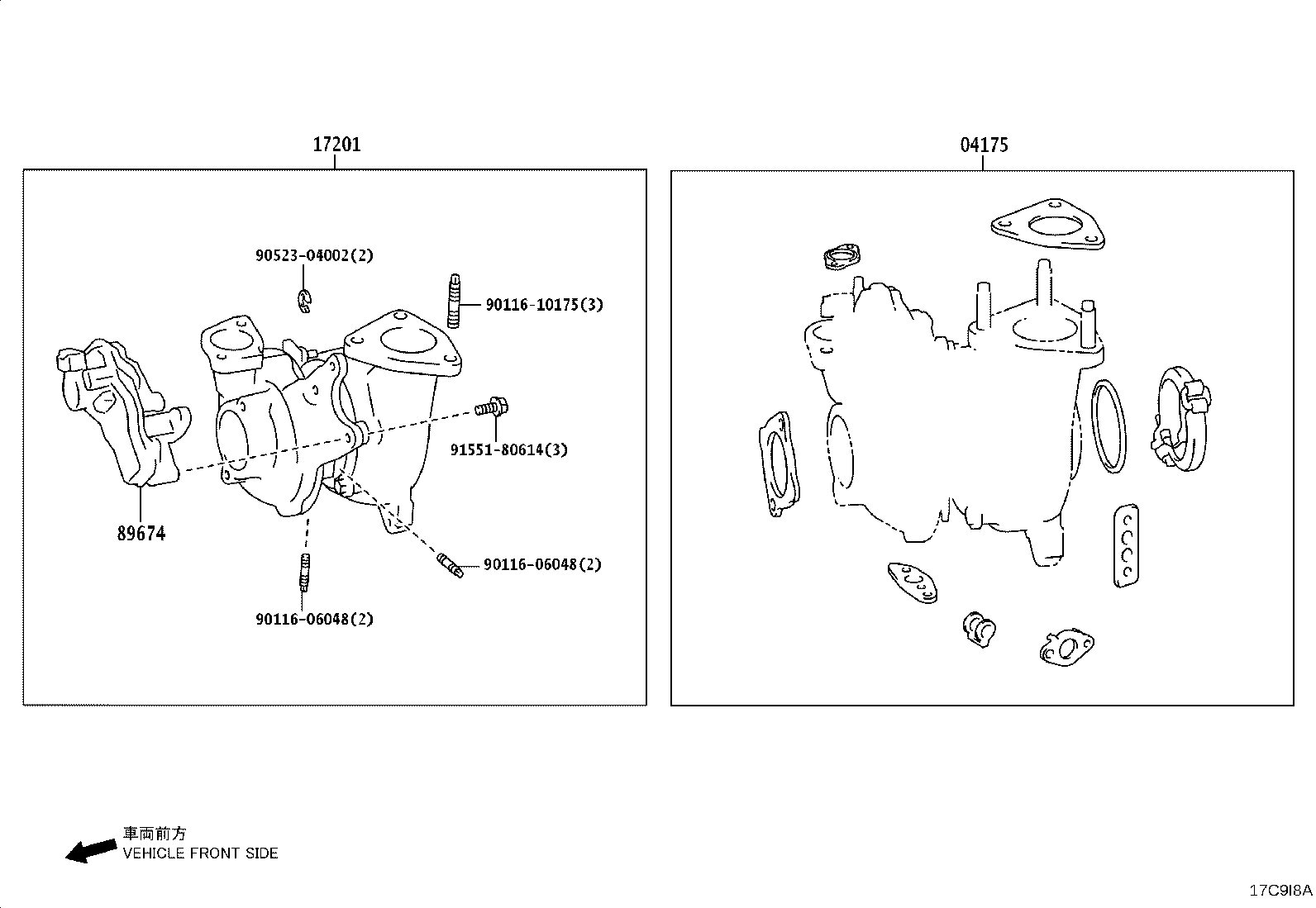 17173-31040 GASKET, EXHAUST MANIFOLD TO HEAD product image