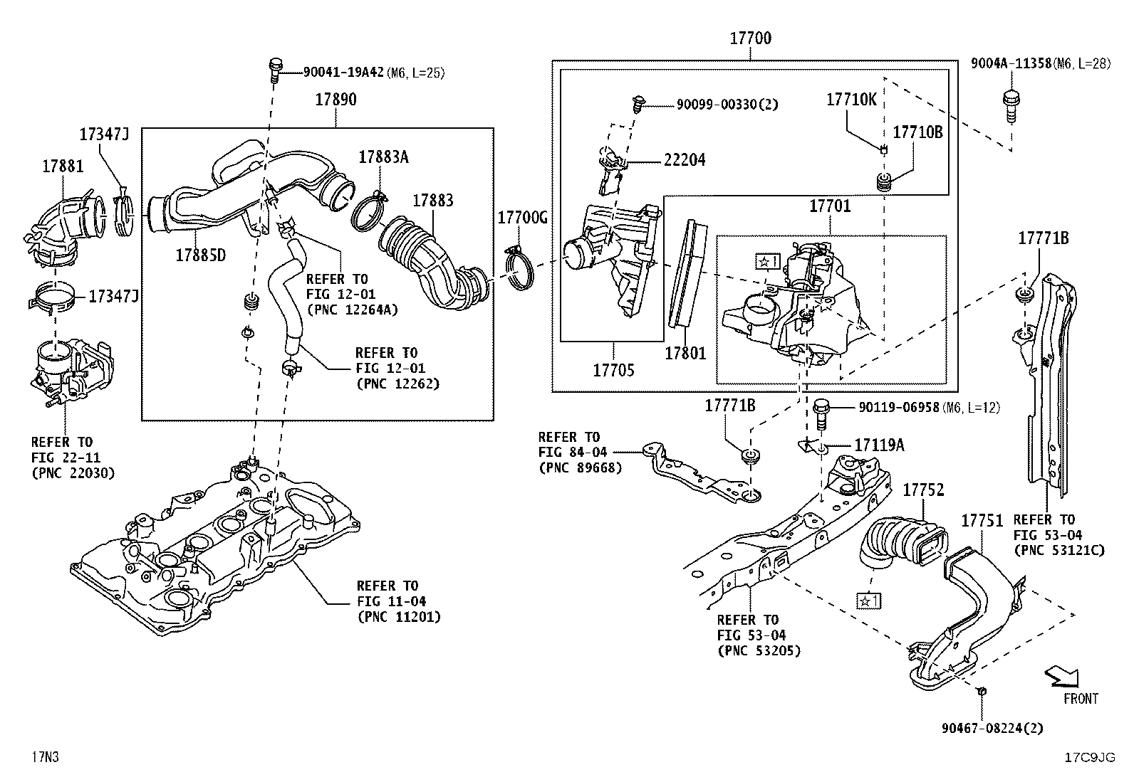 22204-B0010 METER SUB-ASSY, INTAKE AIR FLOW product image