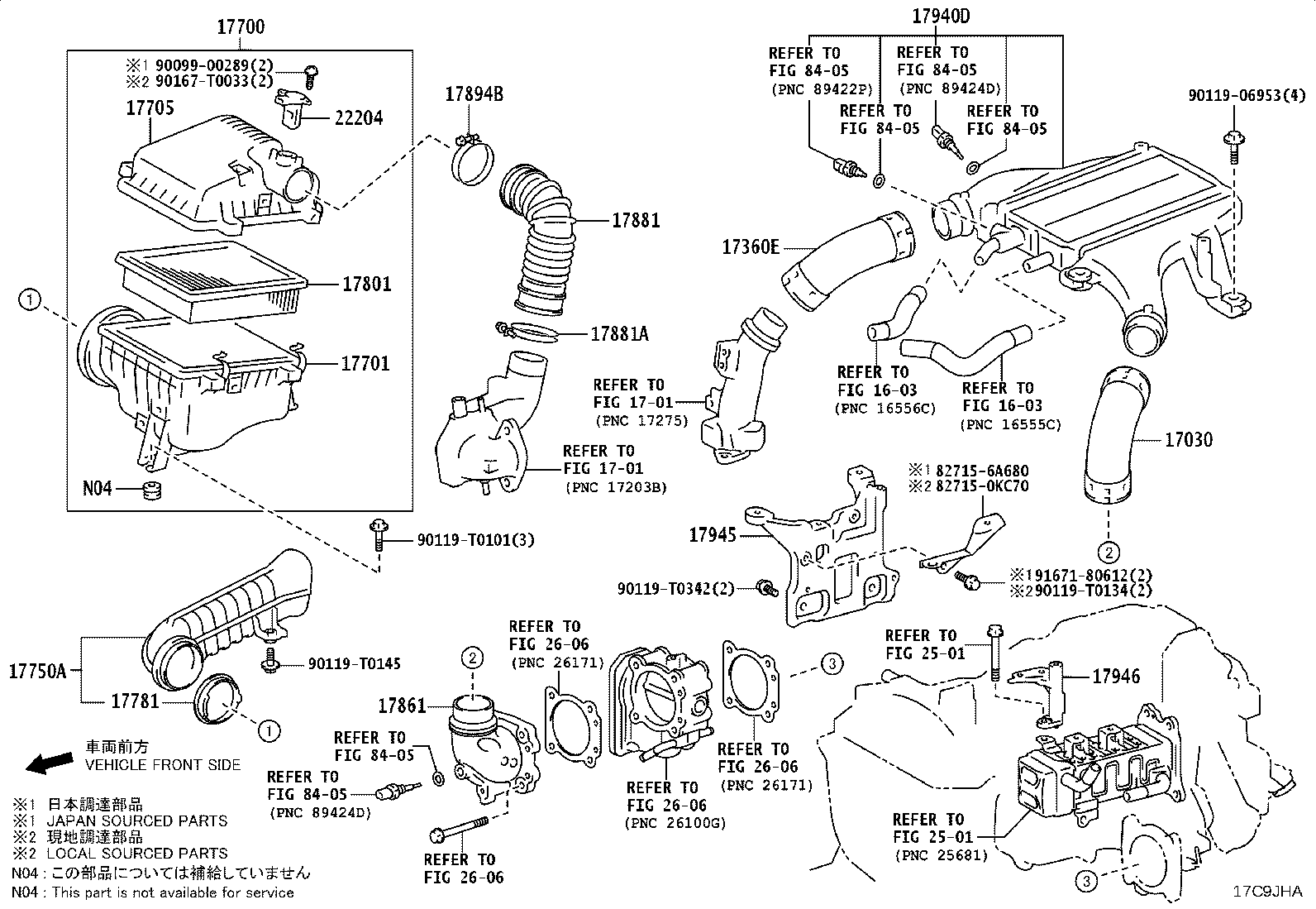 17700-0C251 CLEANER ASSY, AIR product image