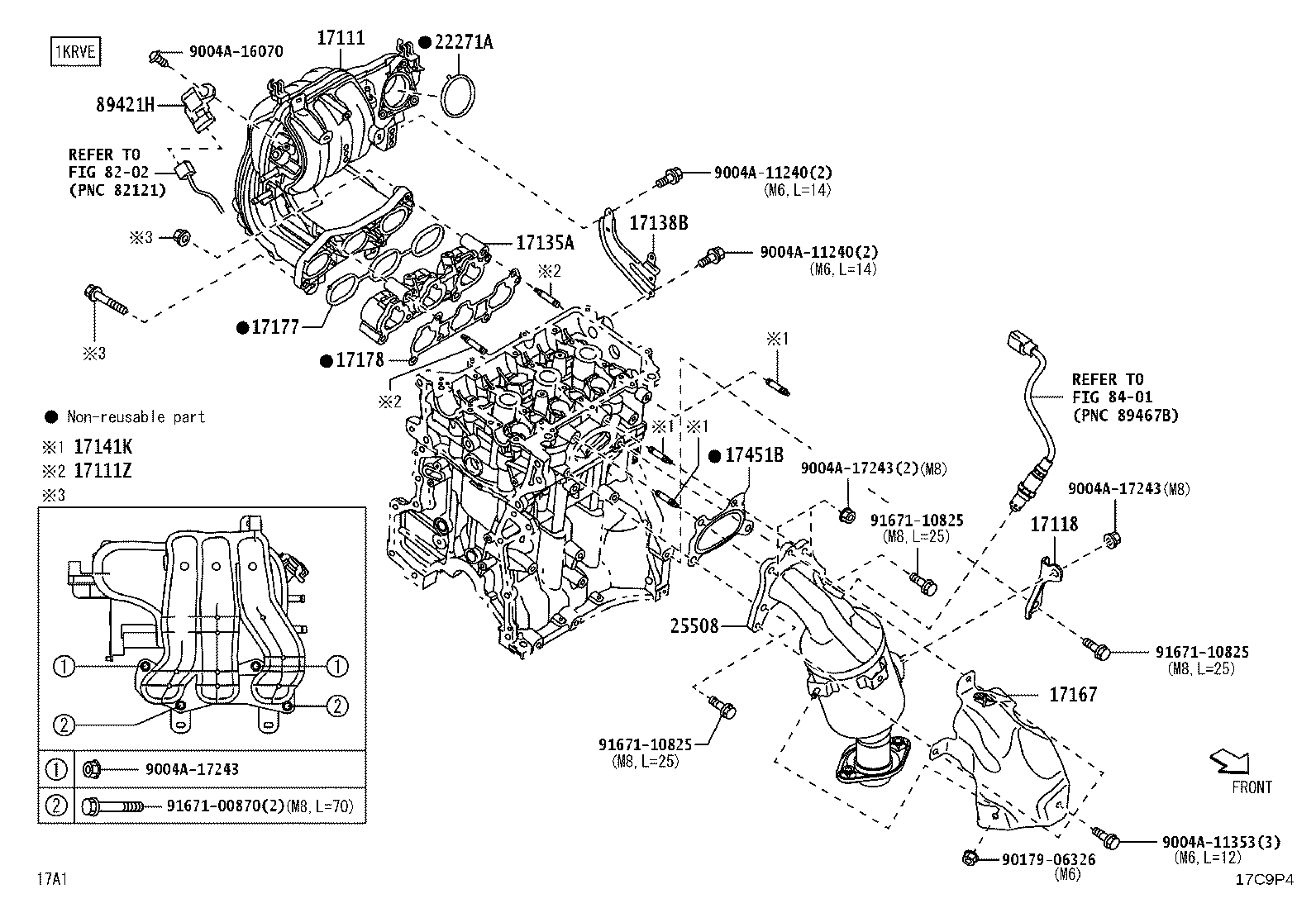 17101-BZ120 MANIFOLD, INTAKE product image