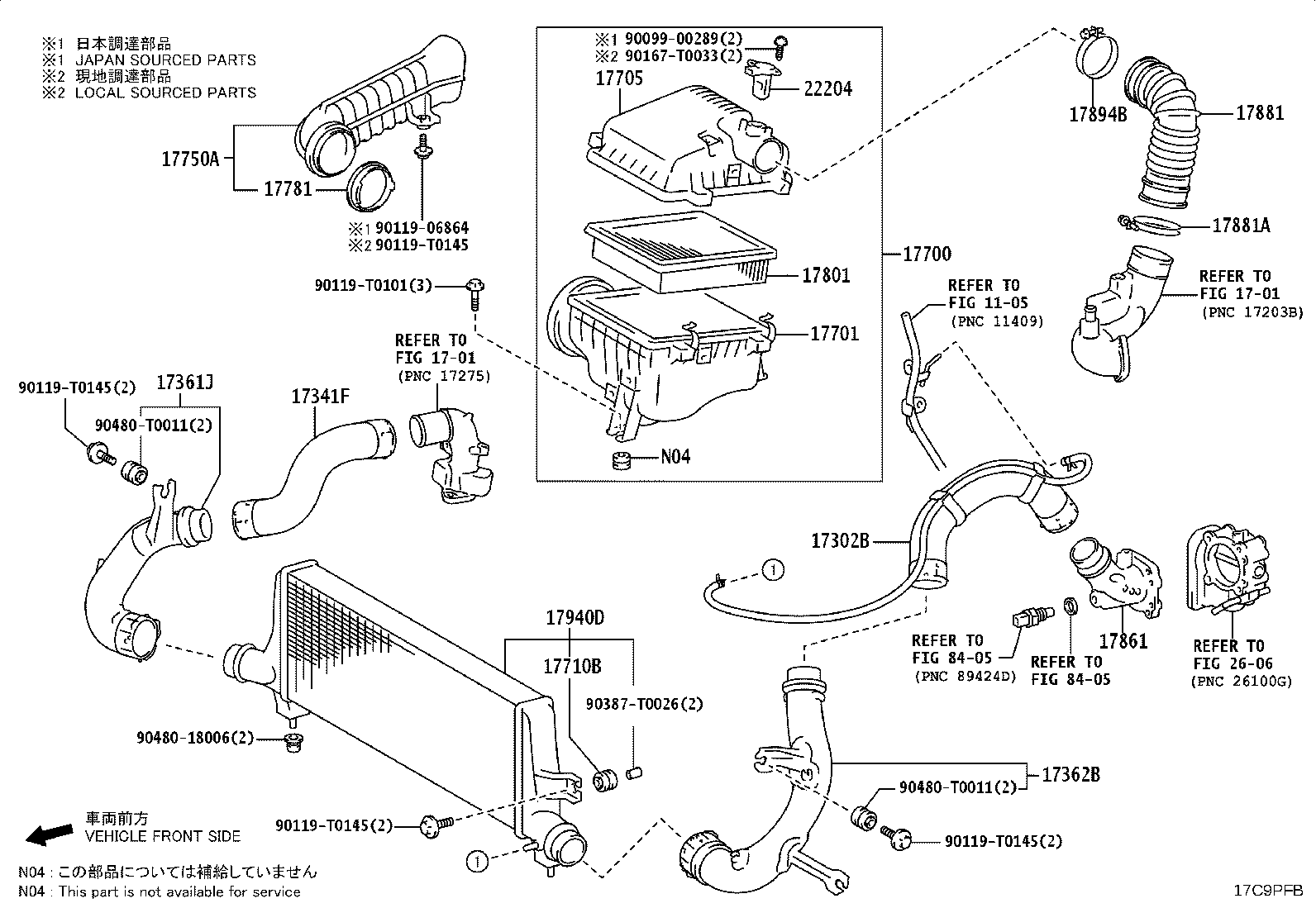17705-0E010 CAP SUB-ASSY, AIR CLEANER product image