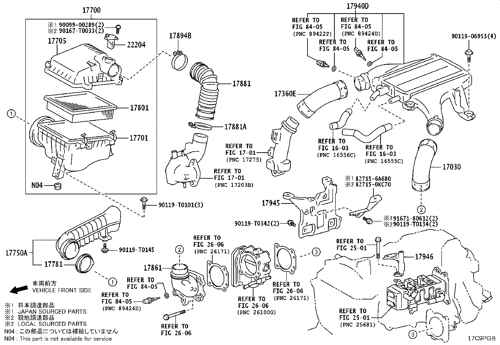 17705-0E010 CAP SUB-ASSY, AIR CLEANER product image