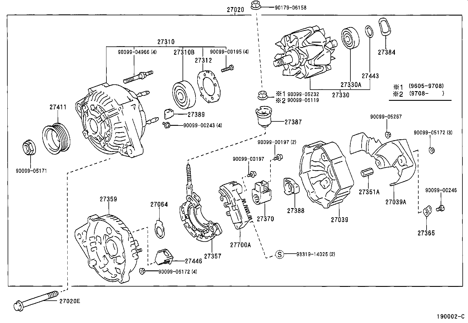 27411-74550 PULLEY, ALTERNATOR product image