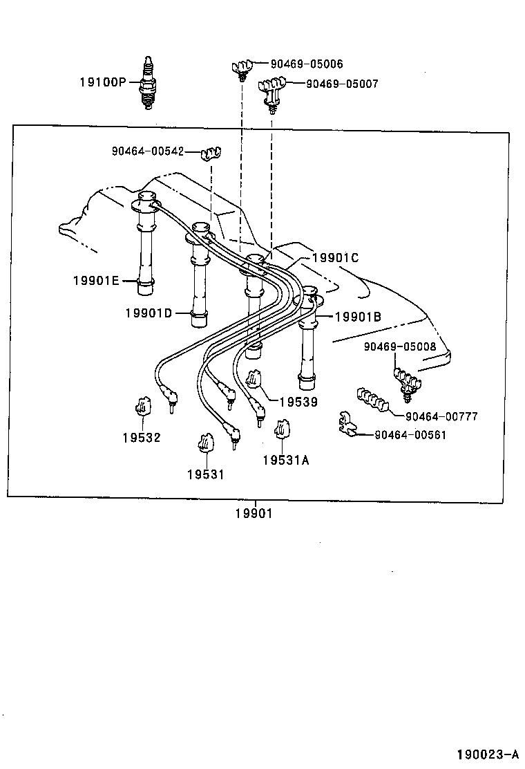 19590-48010 CORD, COIL RESISTIVE product image