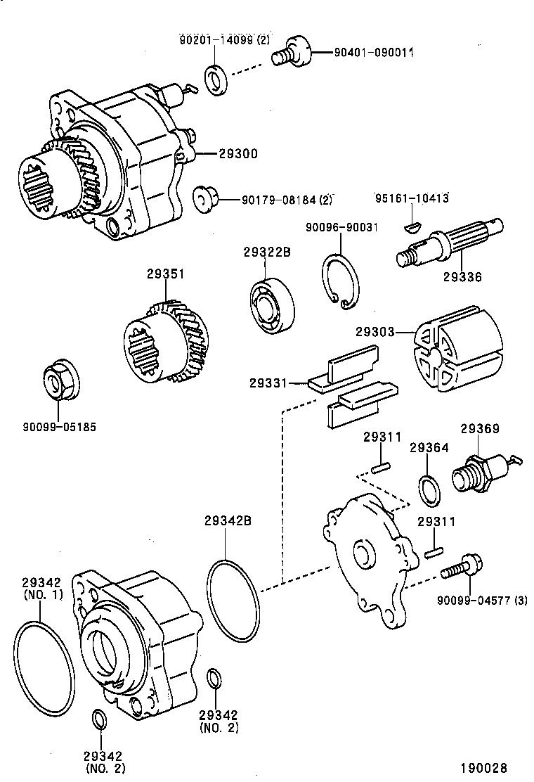 29300-54170 PUMP ASSY, VACUUM product image